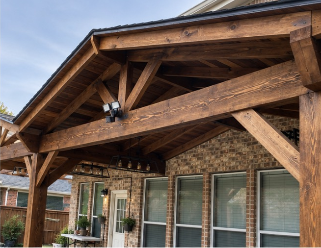 Covered patio extension