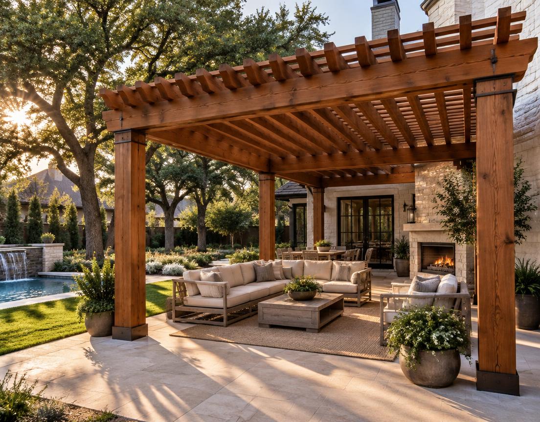 Pergolas project by Cedar Line Construction